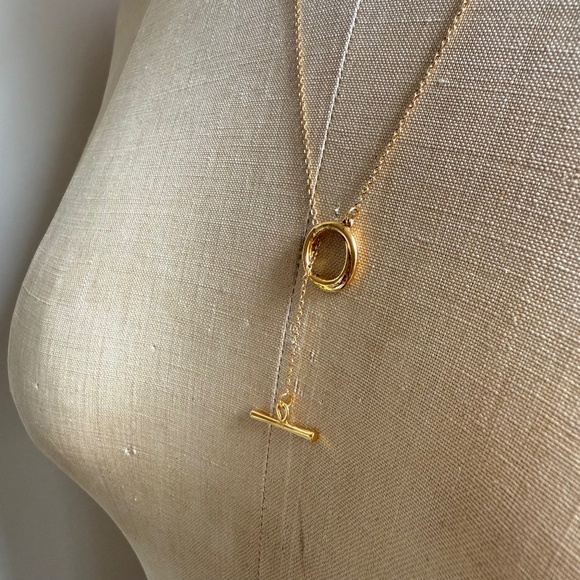 Stilnest Jewelry - Stilnest Useless Gold Vermeil Necklace